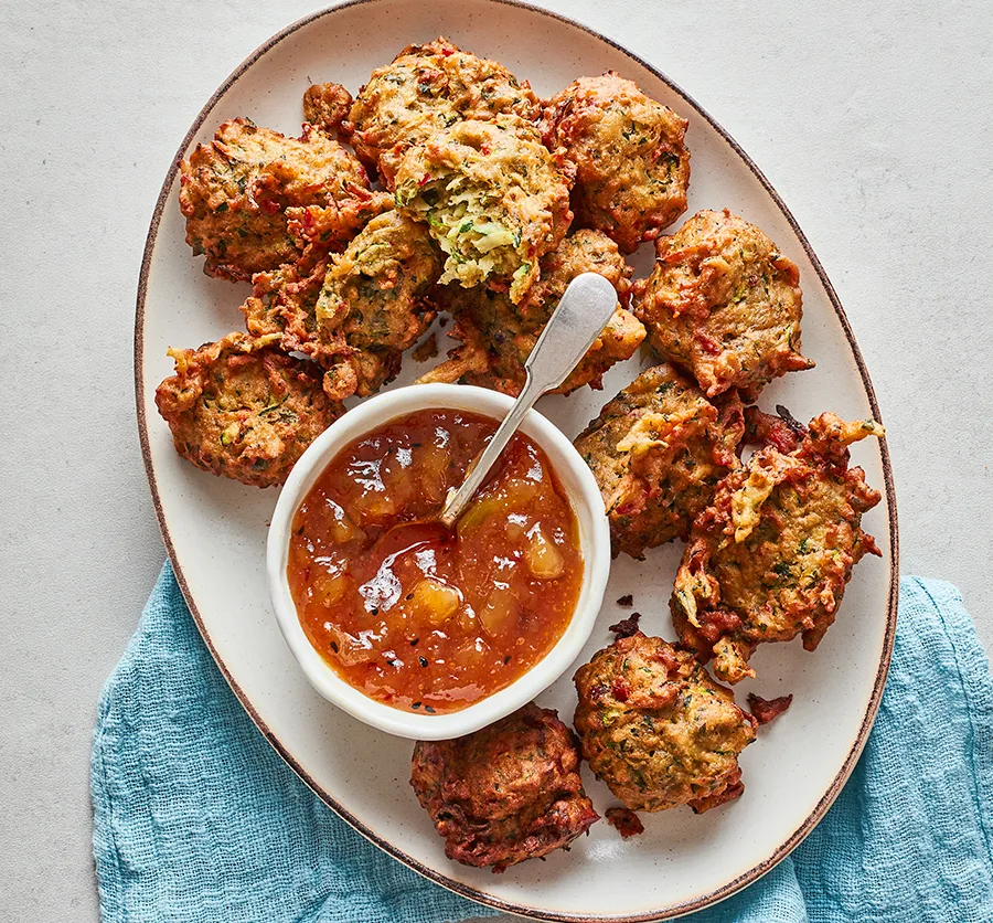 Courgette pakoras